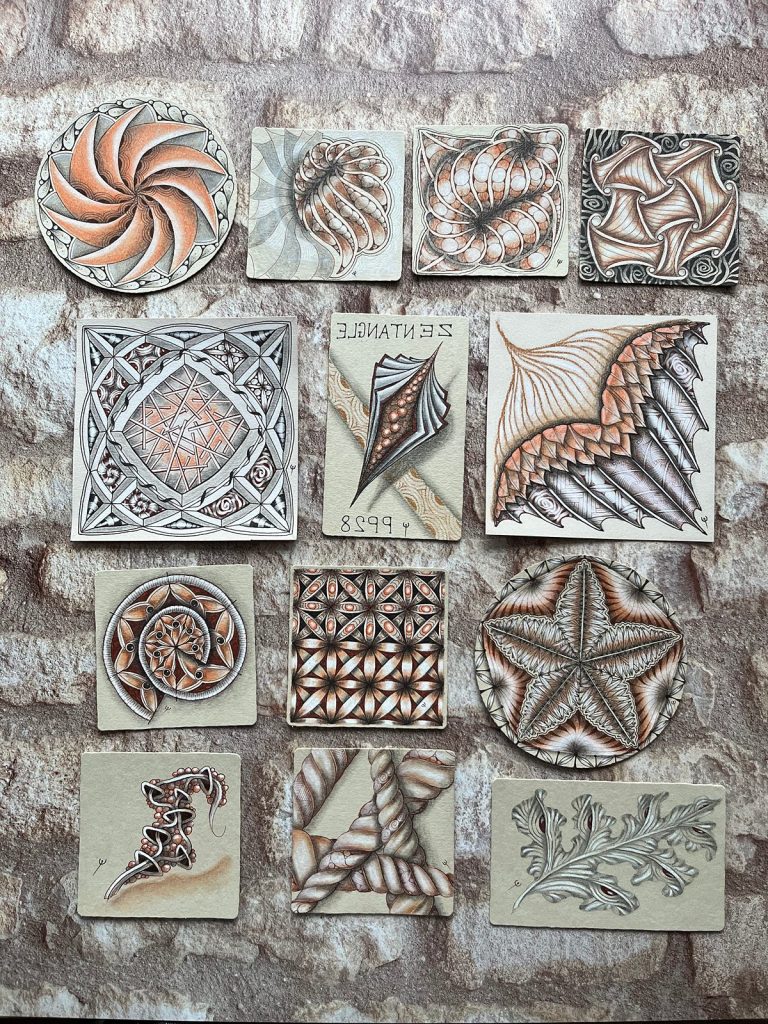 Zentangle Project Pack 28: A da Vinci–Inspired Deep Dive - Ivy's