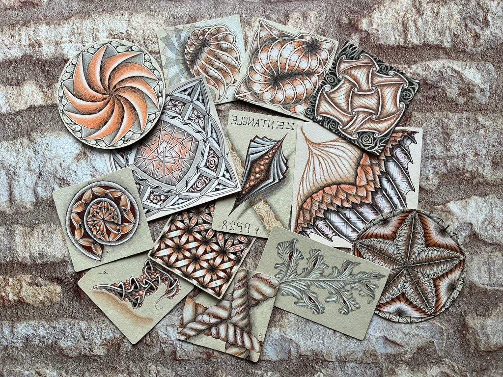 Zentangle Project Pack 28: A da Vinci–Inspired Deep Dive - Ivy's