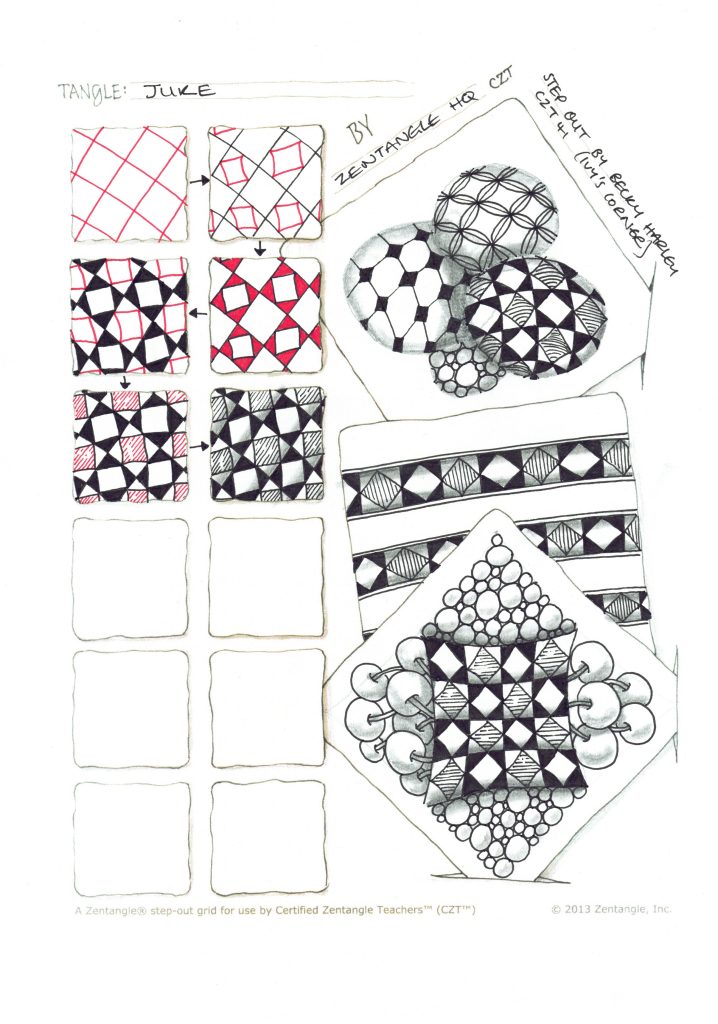 TANGLE タングル モダン ヴィンテージ オブジェ Zentangle Project Pack 28: A da Vinci–Inspired Deep Dive - Ivy's